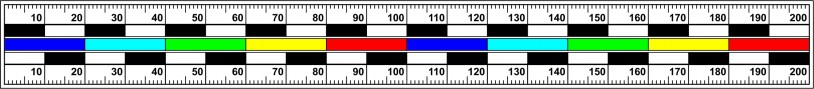 Měřítko 20 x 2 Bam-24